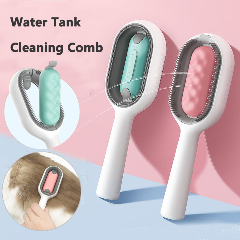 3-in-1 Cat Grooming Brush with Water Feature - Bits of Joy