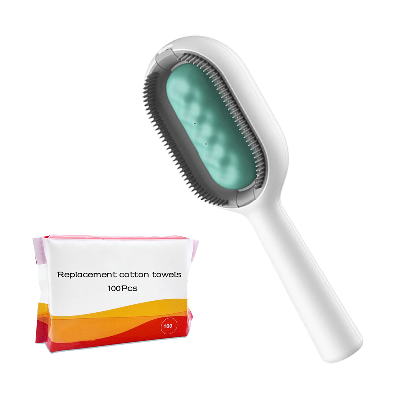 3-in-1 Cat Grooming Brush with Water Feature - Bits of Joy