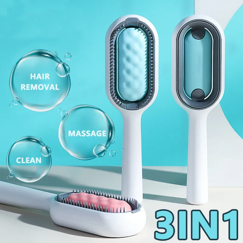 3-in-1 Cat Grooming Brush with Water Feature - Bits of Joy