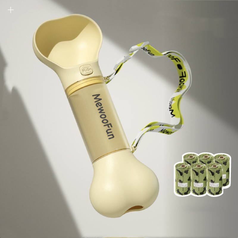 Dog & Cat Water Bottle with Poop Bag - Bits of Joy