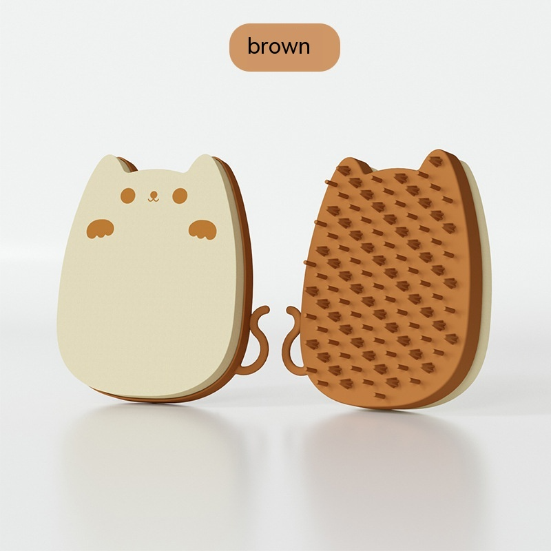 Pet Sponge Silicone Comb For Cats - Bits of Joy