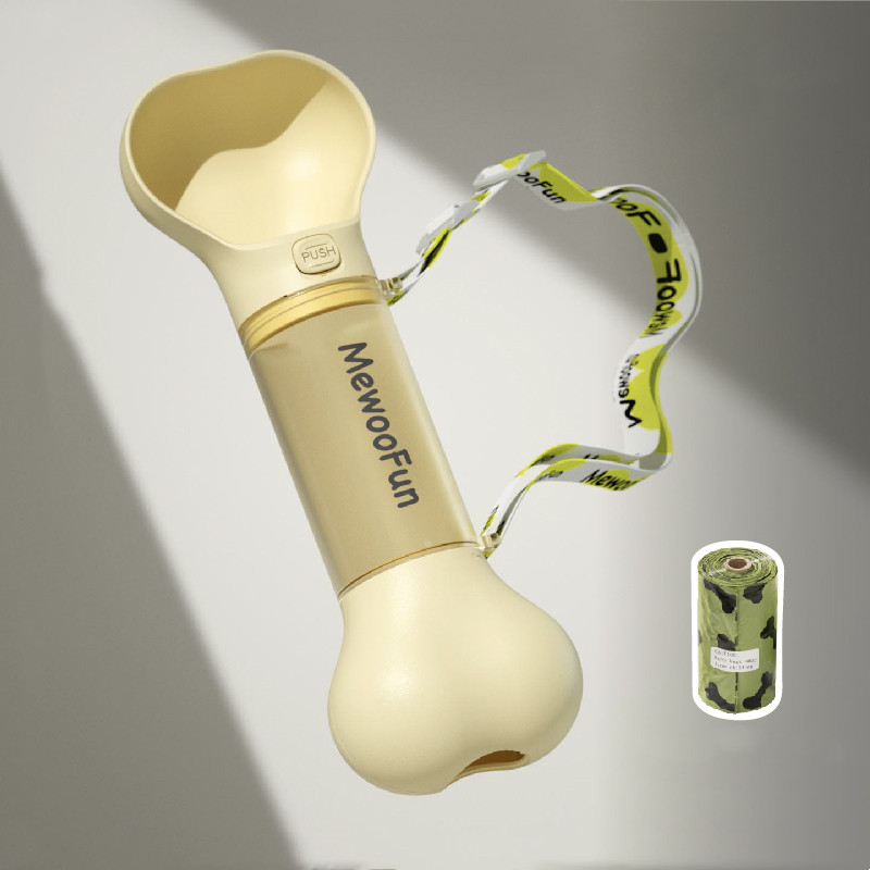 Dog & Cat Water Bottle with Poop Bag - Bits of Joy