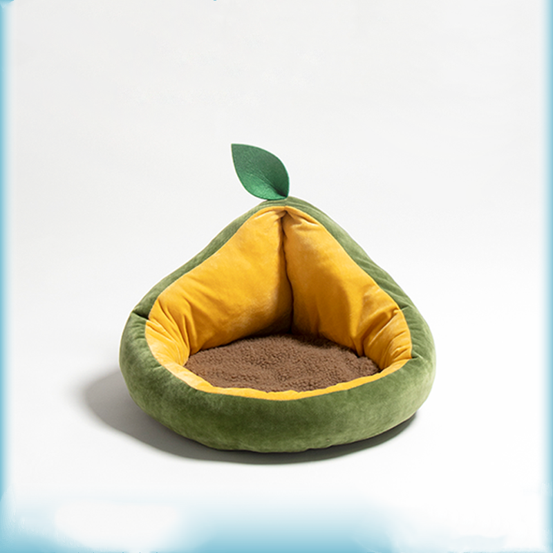 Cozy Pit Avocado Pet Bed - Bits of Joy™