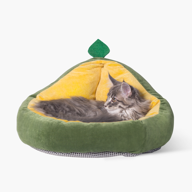 Cozy Pit Avocado Pet Bed - Bits of Joy™