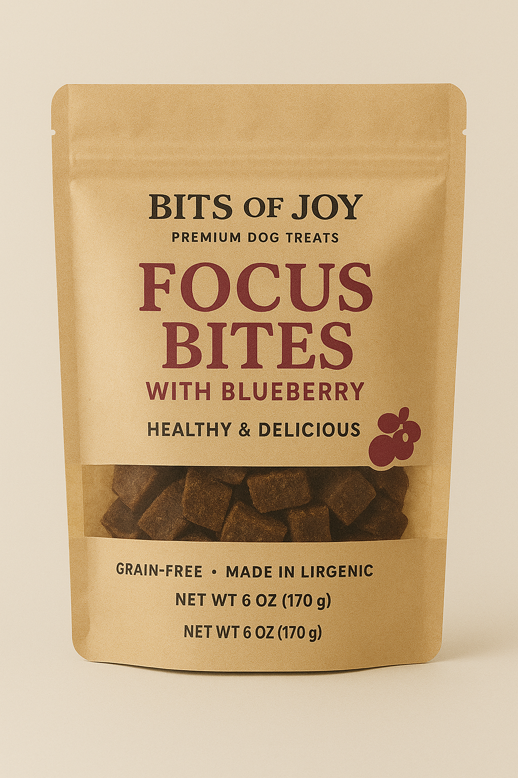 Bits of Joy: Focus Bites with Blueberry